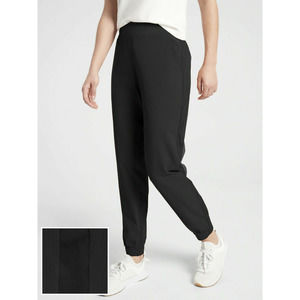 Athleta Textured Brooklyn Joggers Black Size 6